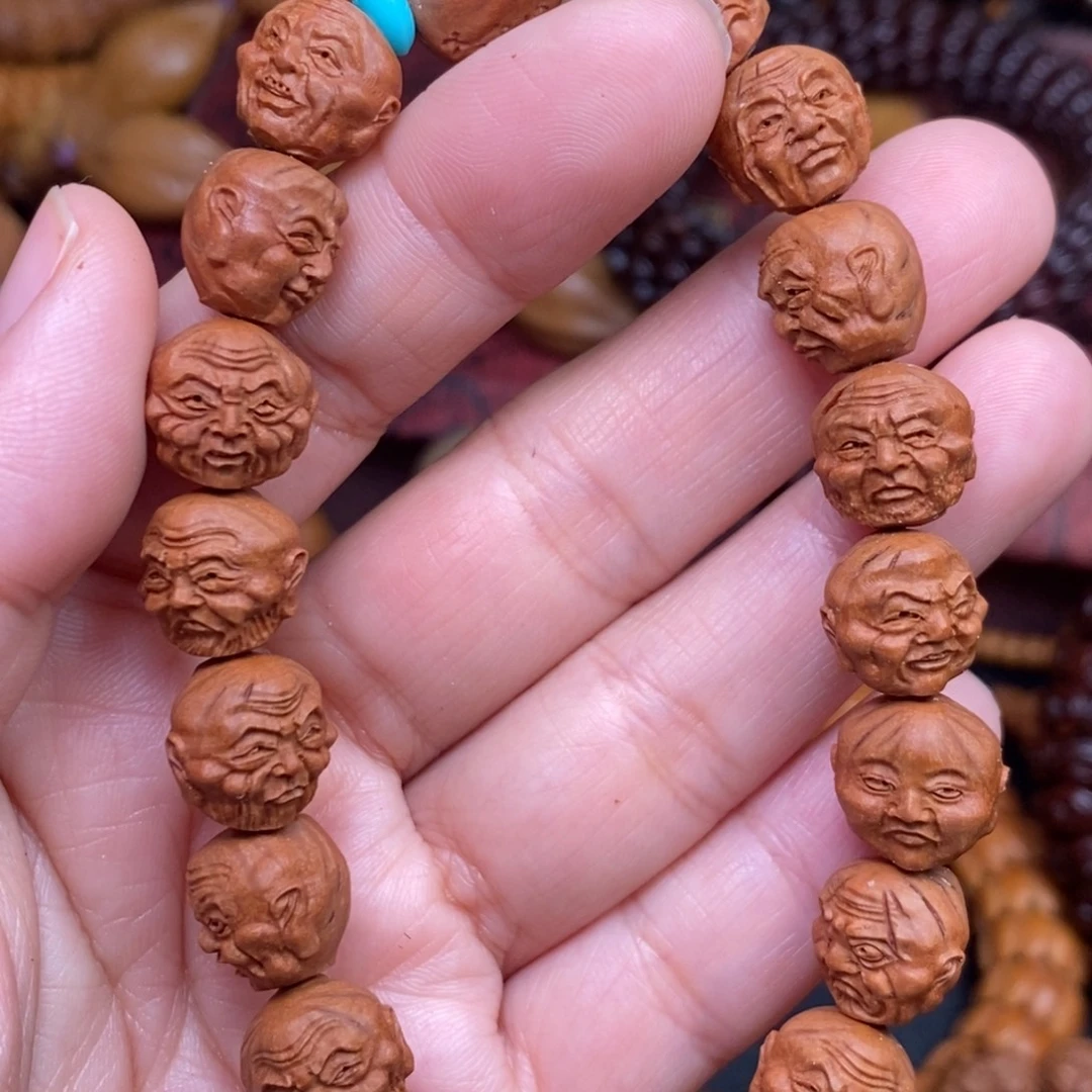 吊坠橄榄核橄榄核雕刻手串