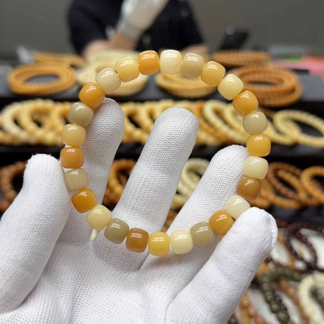 菩提根/象牙果手串8×9 5年 鬼工