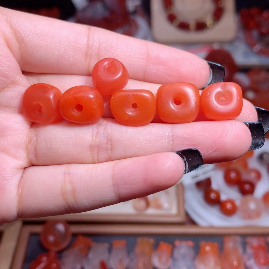 南红玛瑙未镶嵌南红藏扣2