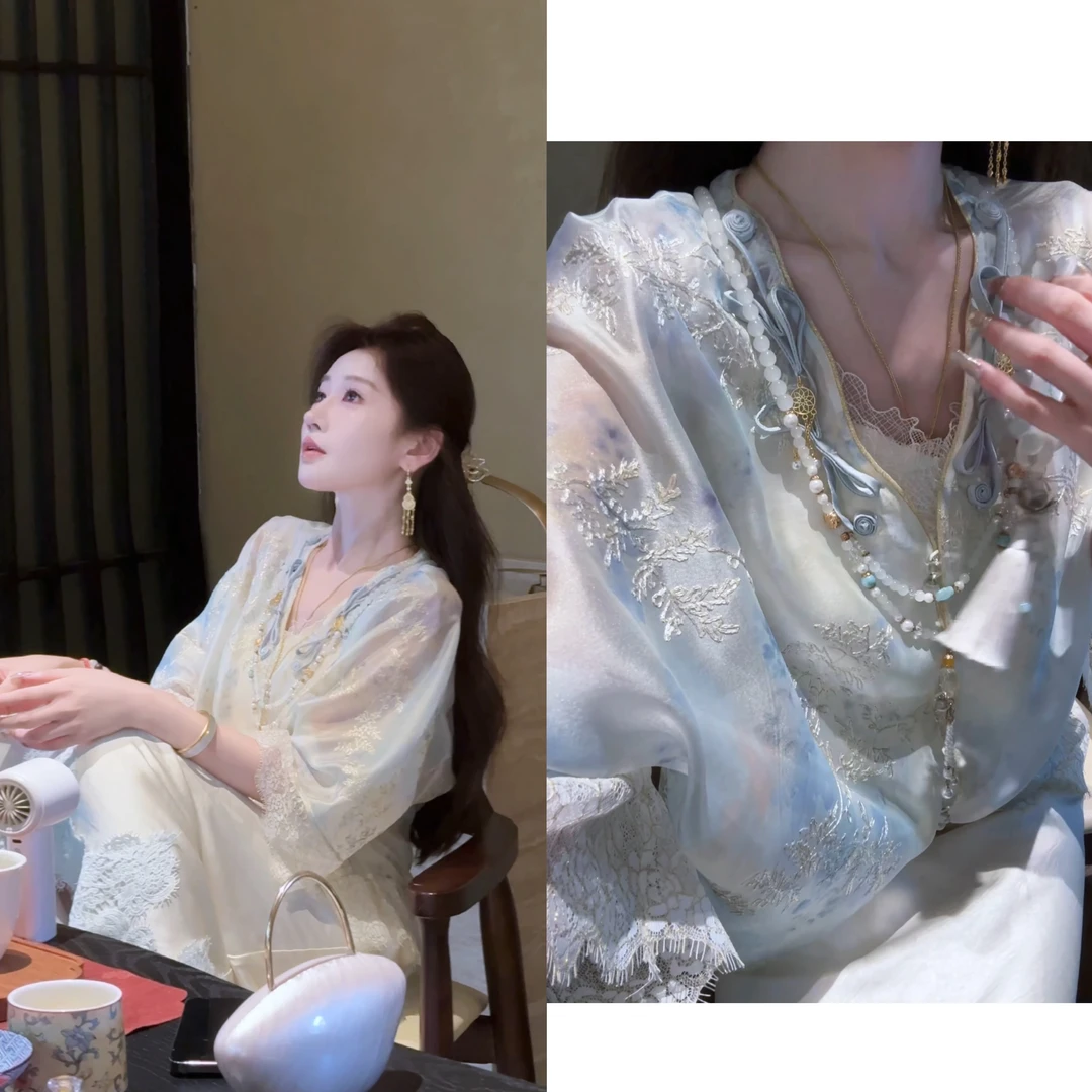 【婷婷】《长相厮守》一眼千年国风刺绣外套 TTH2SX616【Q】