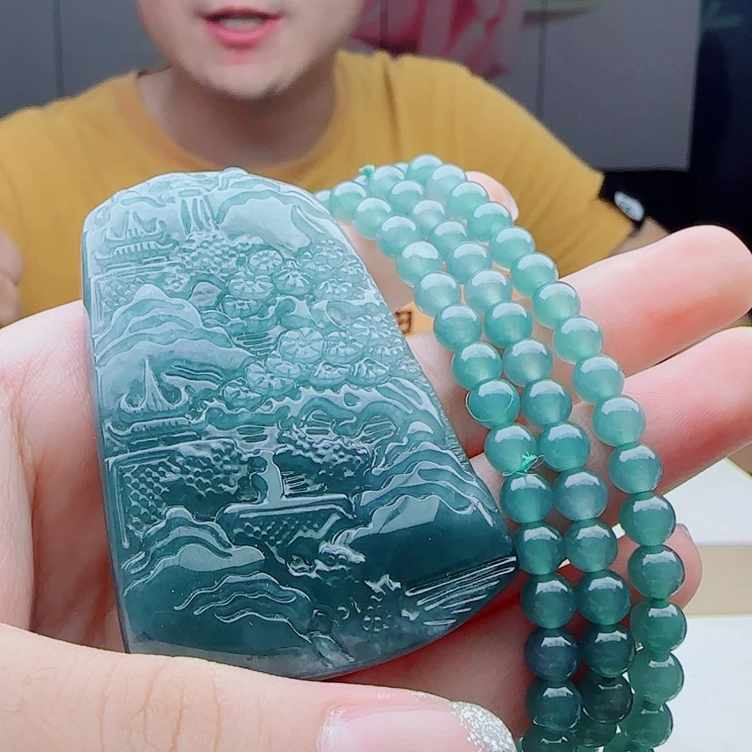 颈饰未镶嵌翡翠999999999