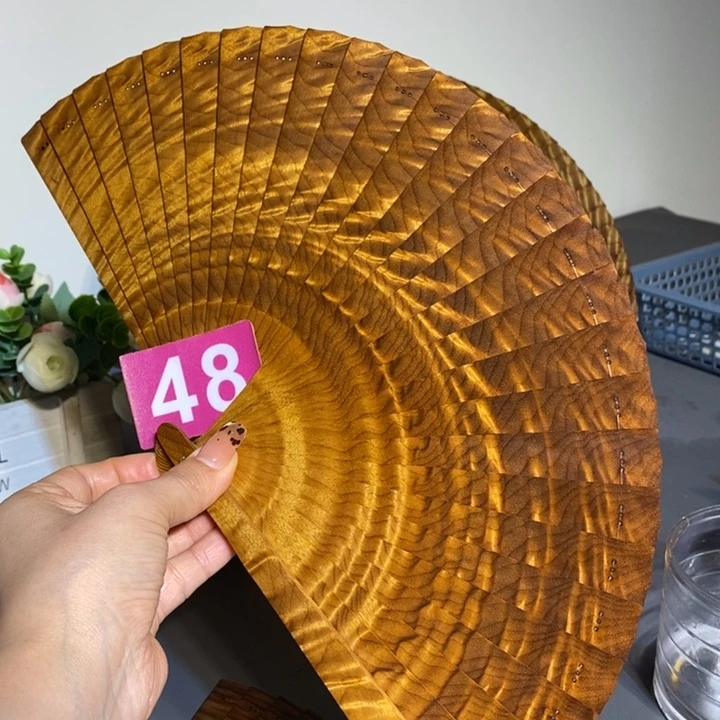 金丝楠玉金丝楠木扇子
