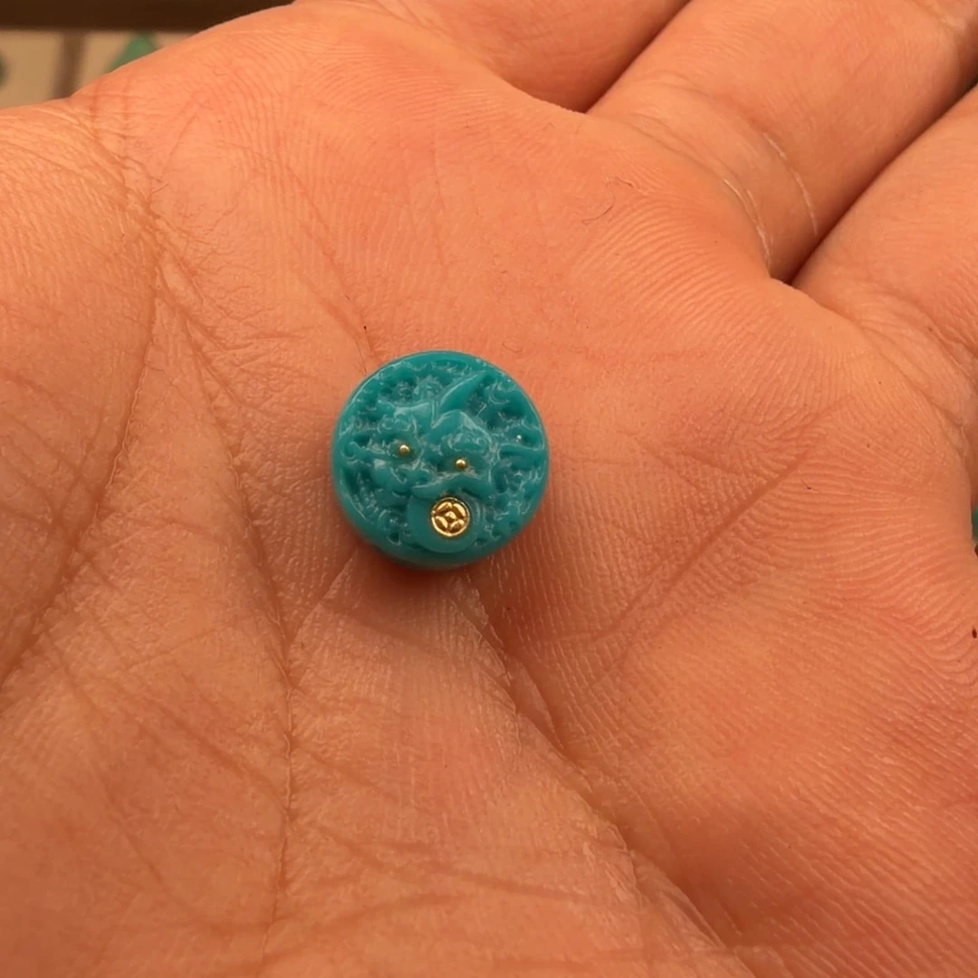 沐***渊绿松石未镶嵌笔搁