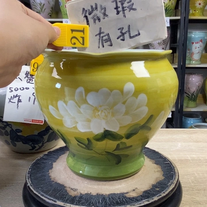 景德镇高温陶瓷花盆