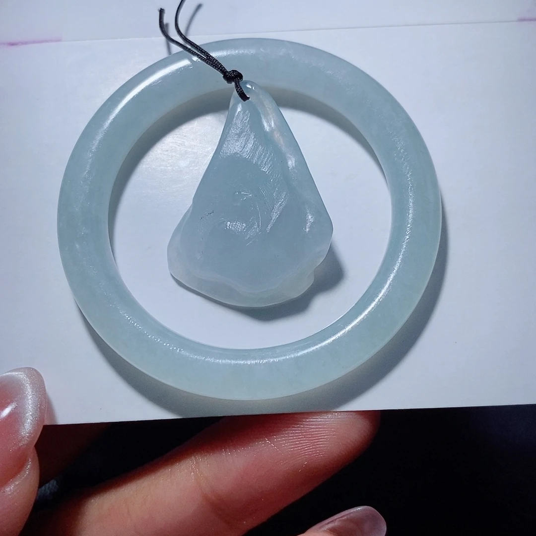 未镶嵌定制翡翠翡翠一套包编好