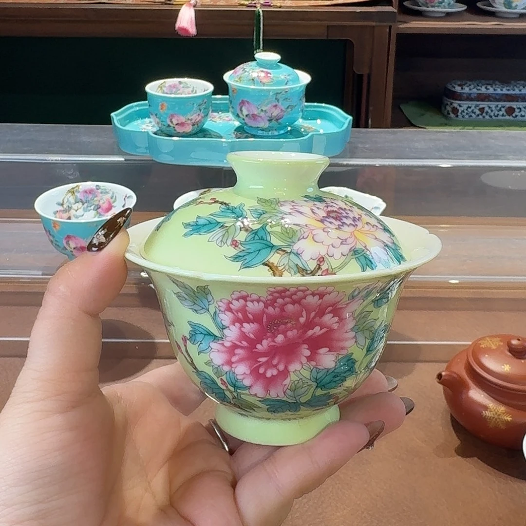 珐琅彩主人杯茶具系列