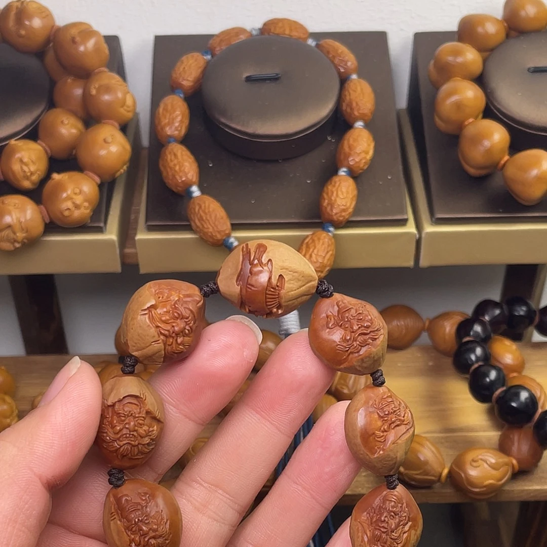 橄榄核手串/手链1.7钟馗头