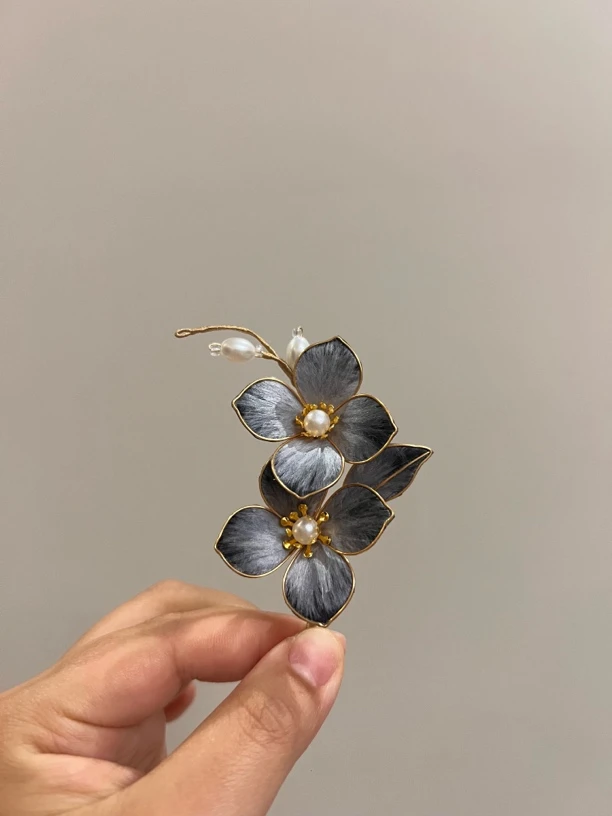 雨点手工 发夹发簪 纯手工