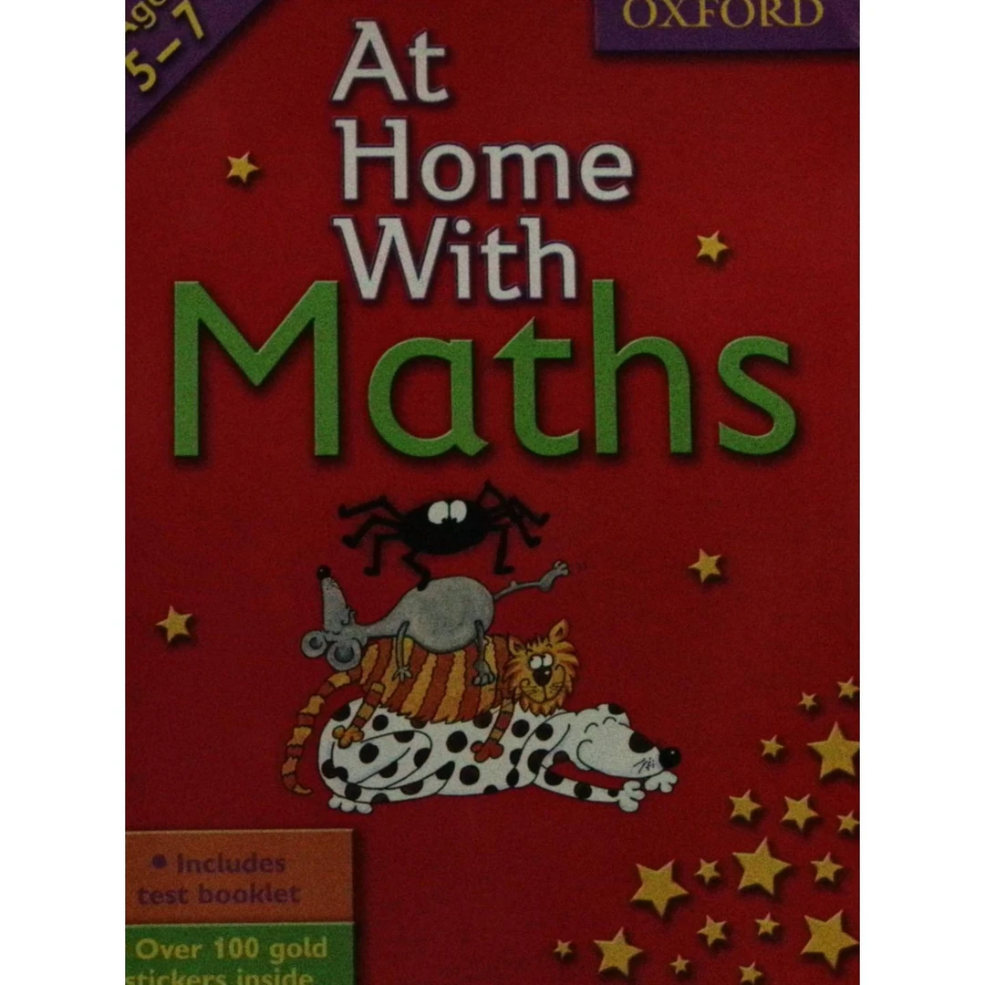 英语原版书在家学系列AtHomeWithMaths数学启蒙亲子共读
