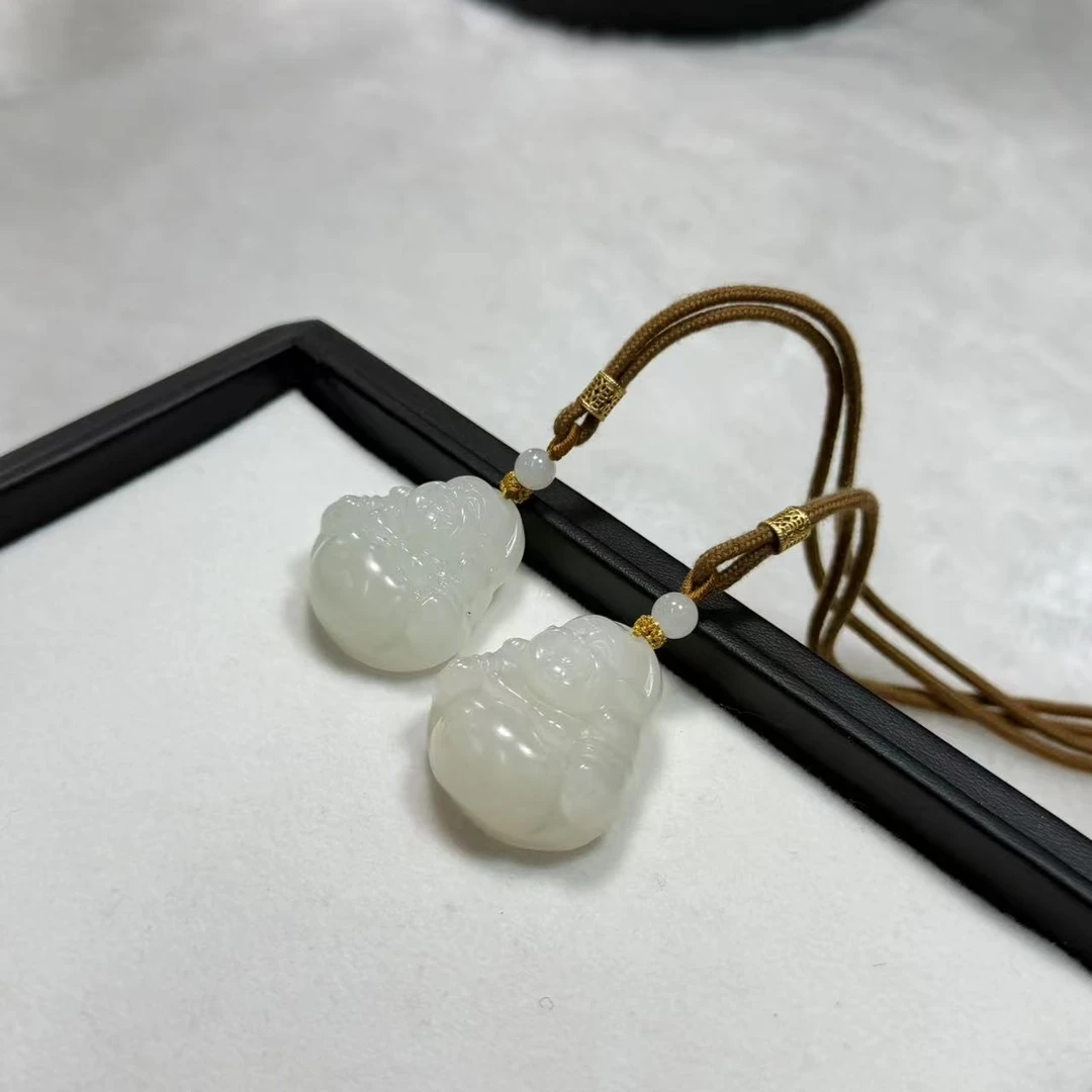 【睿泽赏宝】S925和田玉佛公吊坠多样性发一/有瑕 KL0010105