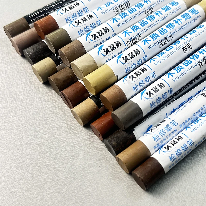钉眼修补蜡笔套装家具踢脚线板材橱柜补钉眼缝隙修补蜡填充补漆笔