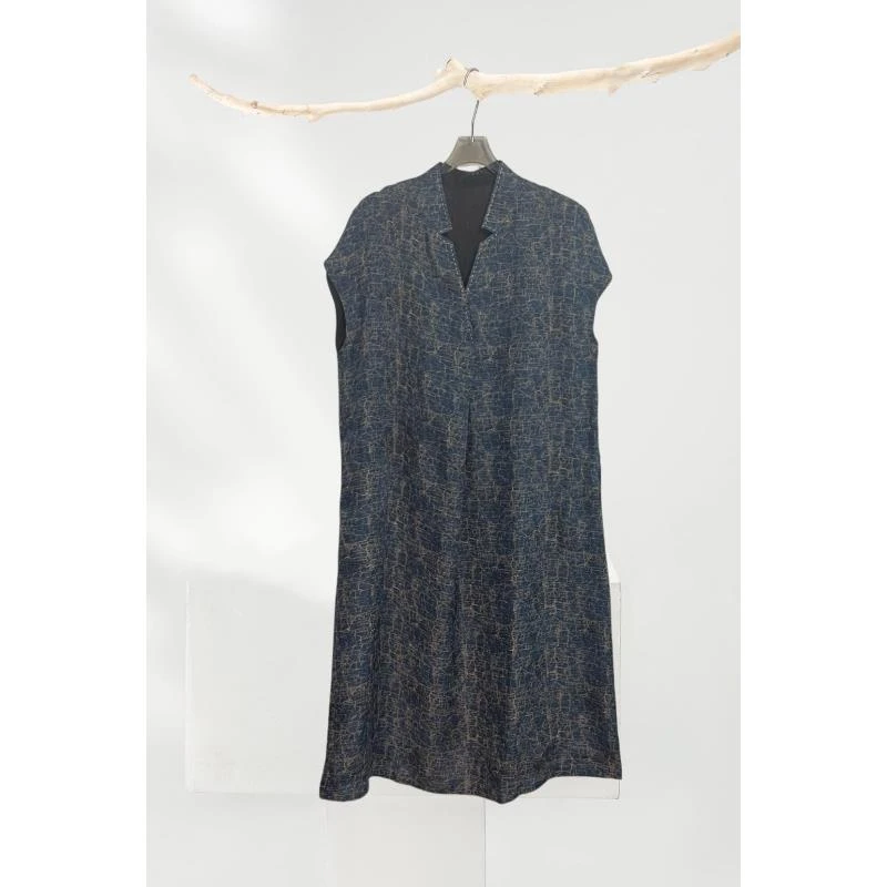 【奥兰多多&杨子家轻奢定制】玄浪织梦连衣裙25265