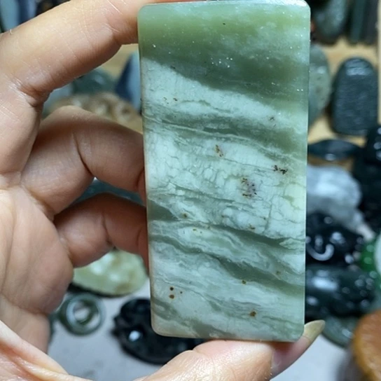 未镶嵌和田玉（糖玉）珠宝半成品