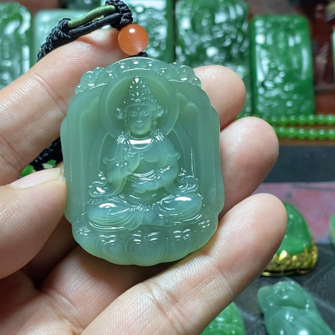 和田玉（碧玉）未镶嵌挂件