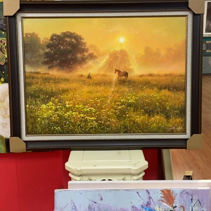 遇***见油画朝鲜艺术家作品