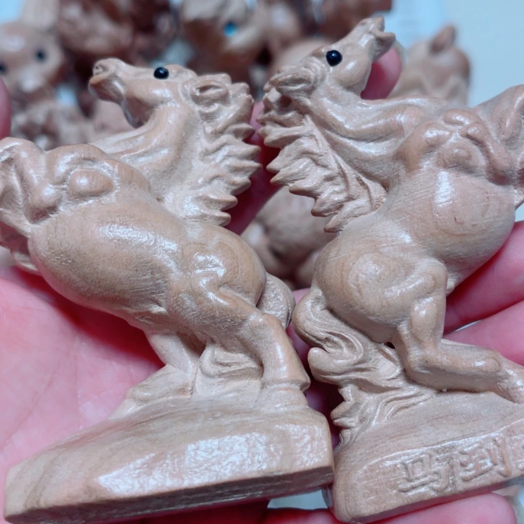 8***9香榧木瑕疵手把2个