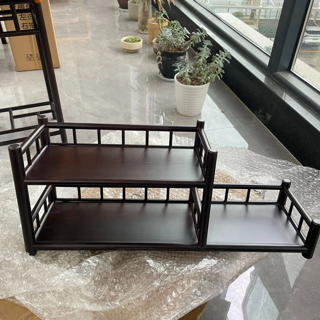 微瑕工厂尾货桌面博古架介意勿拍NO退NO换置物架微瑕50双层鱼缸架