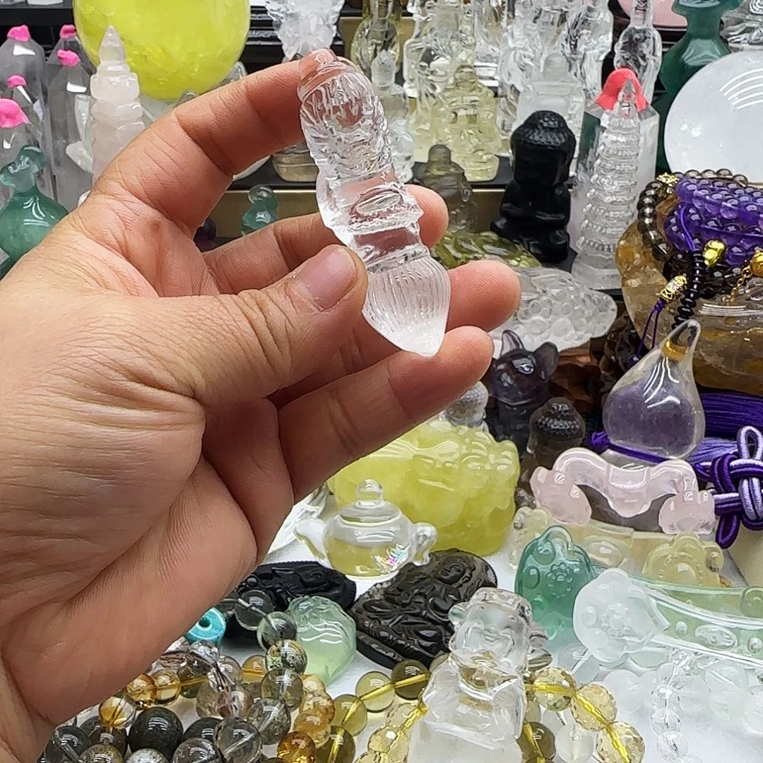 未镶嵌车挂水晶摆件