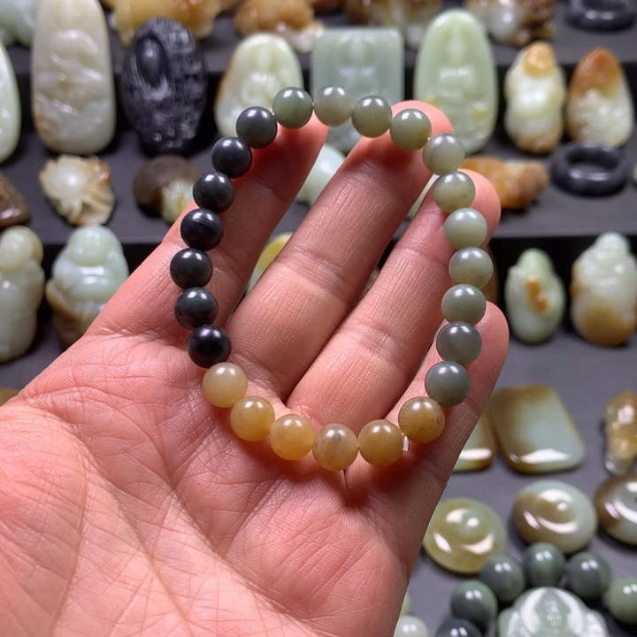 和田玉（糖玉）手串未镶嵌