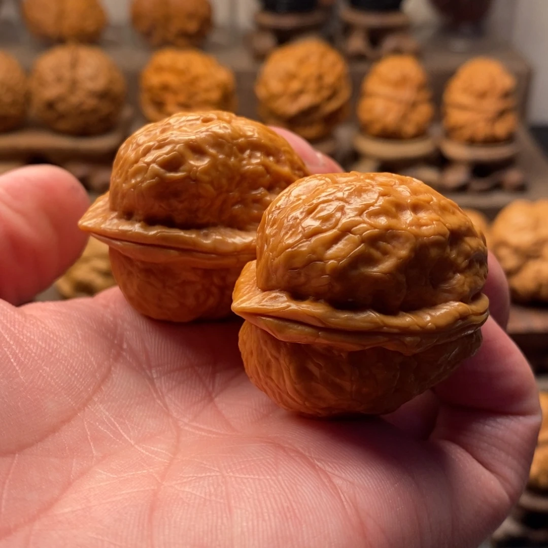 本***帥文玩核桃把件铁核桃