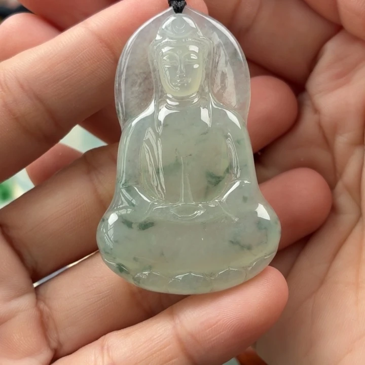 翡翠未镶嵌颈饰天然翡翠a货