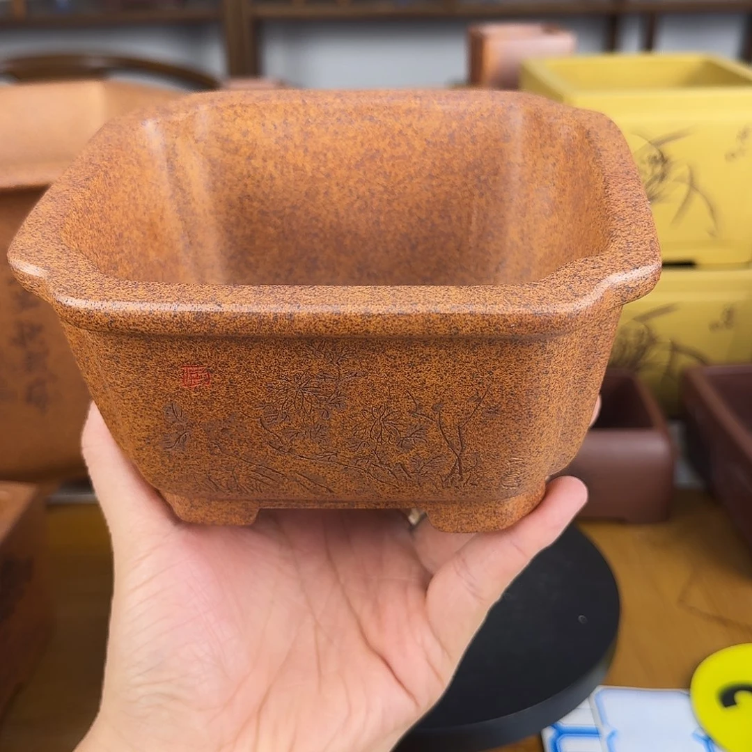 紫砂花盆小*紫砂花盆