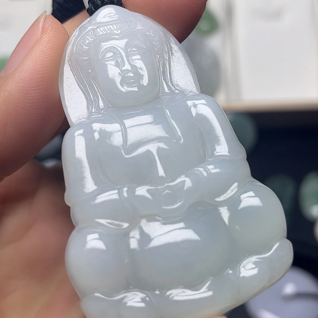 翡翠未镶嵌颈饰缅甸天然翡翠