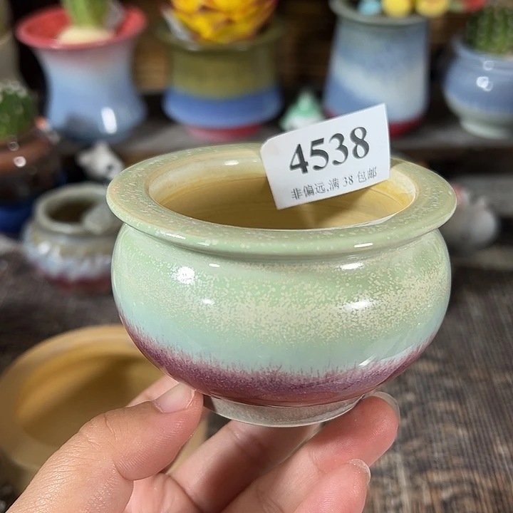 口6 手工花盆满30包邮