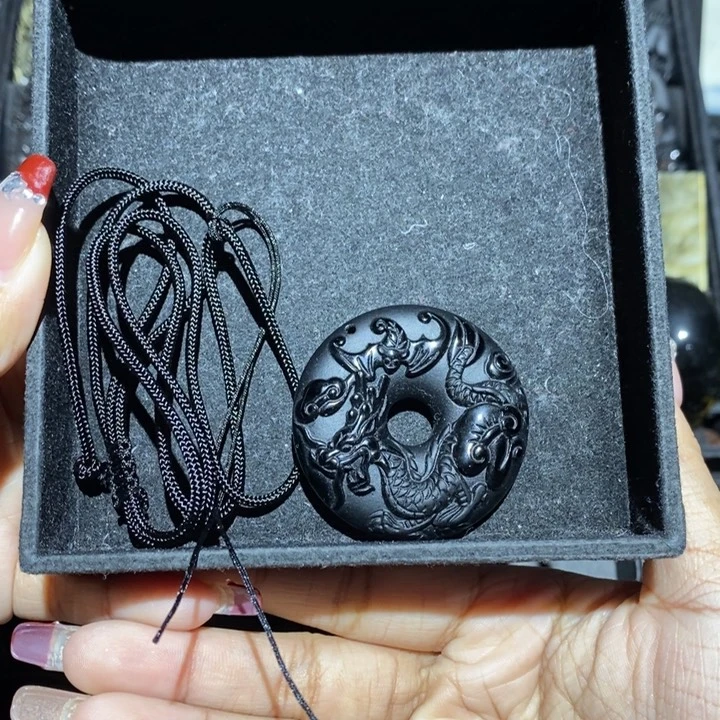 黑曜岩颈饰未镶嵌ℳ****