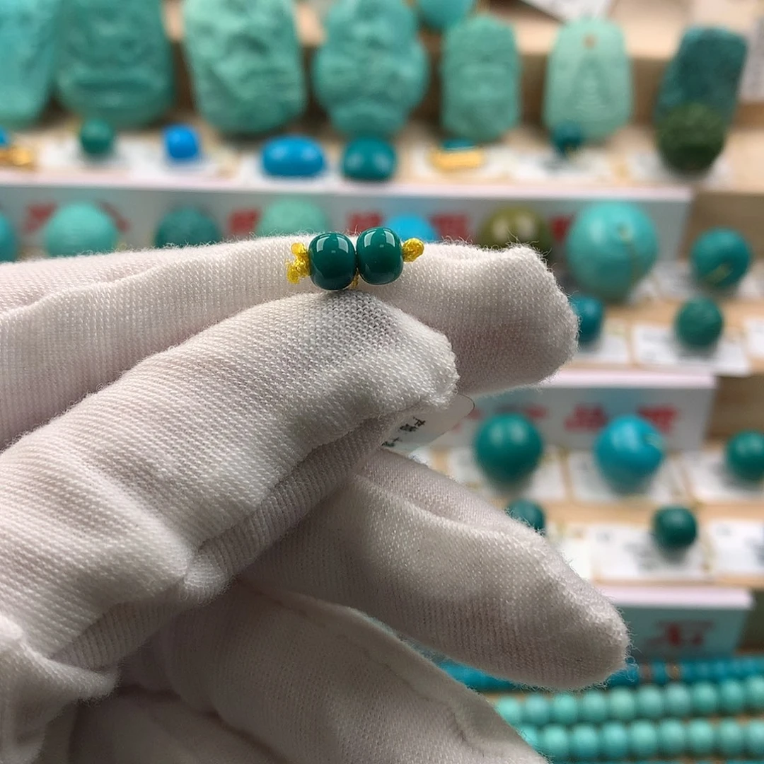 清***羽绿松石未镶嵌配饰