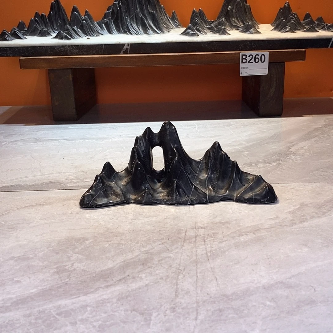 摆件医****）灵璧石雕刻奇石摆件