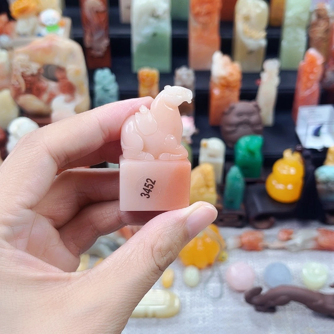寿山石印石小*儿3452包邮包刻