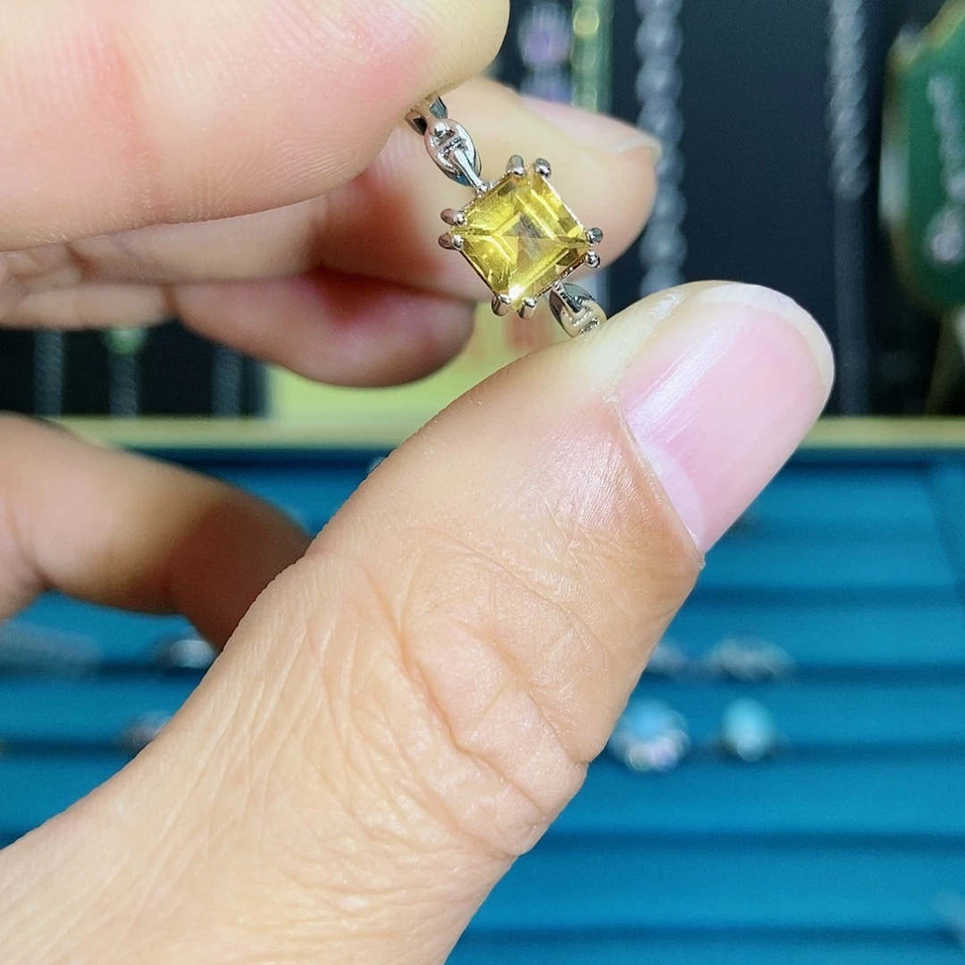 【闪购商品】紫晶珠宝半成品银S925镶嵌