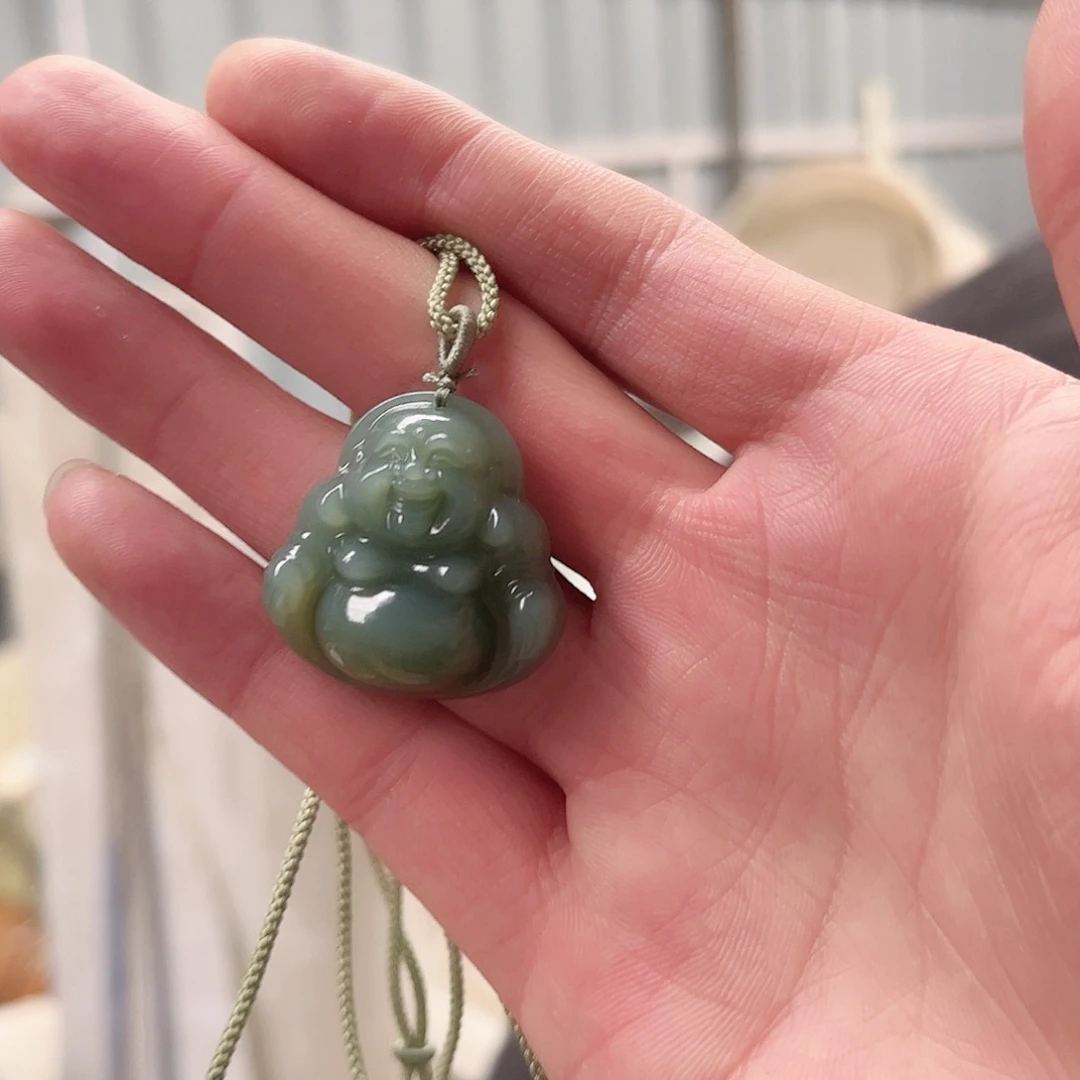 和田玉颈饰未镶嵌纯天然和田玉佛公199