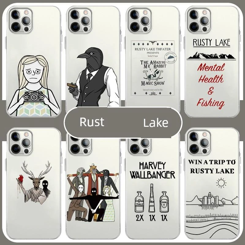 适用锈湖高级感Apple 14 Huawei Mate60外设iPhone 15 Pro 手机壳