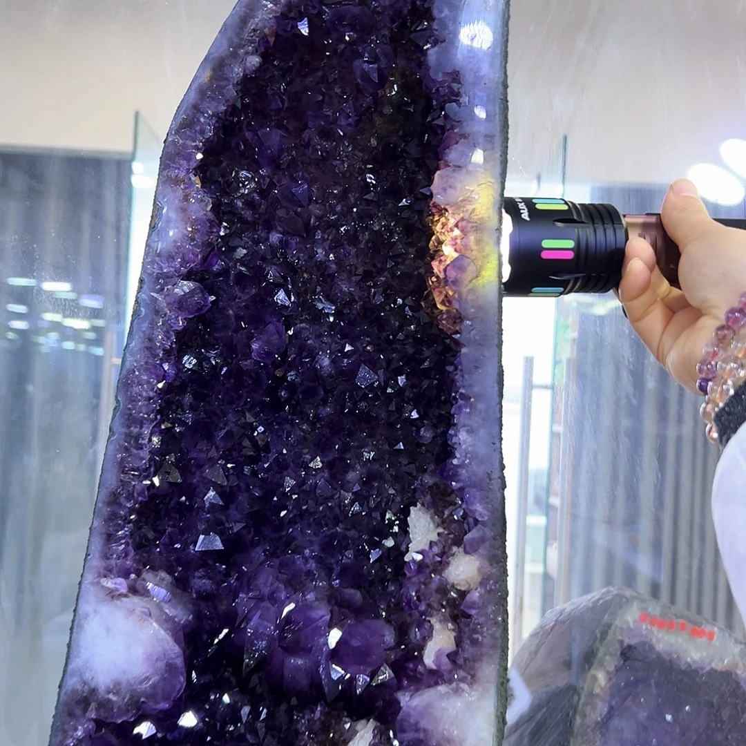 紫晶未镶嵌大型摆件（非配饰）晶