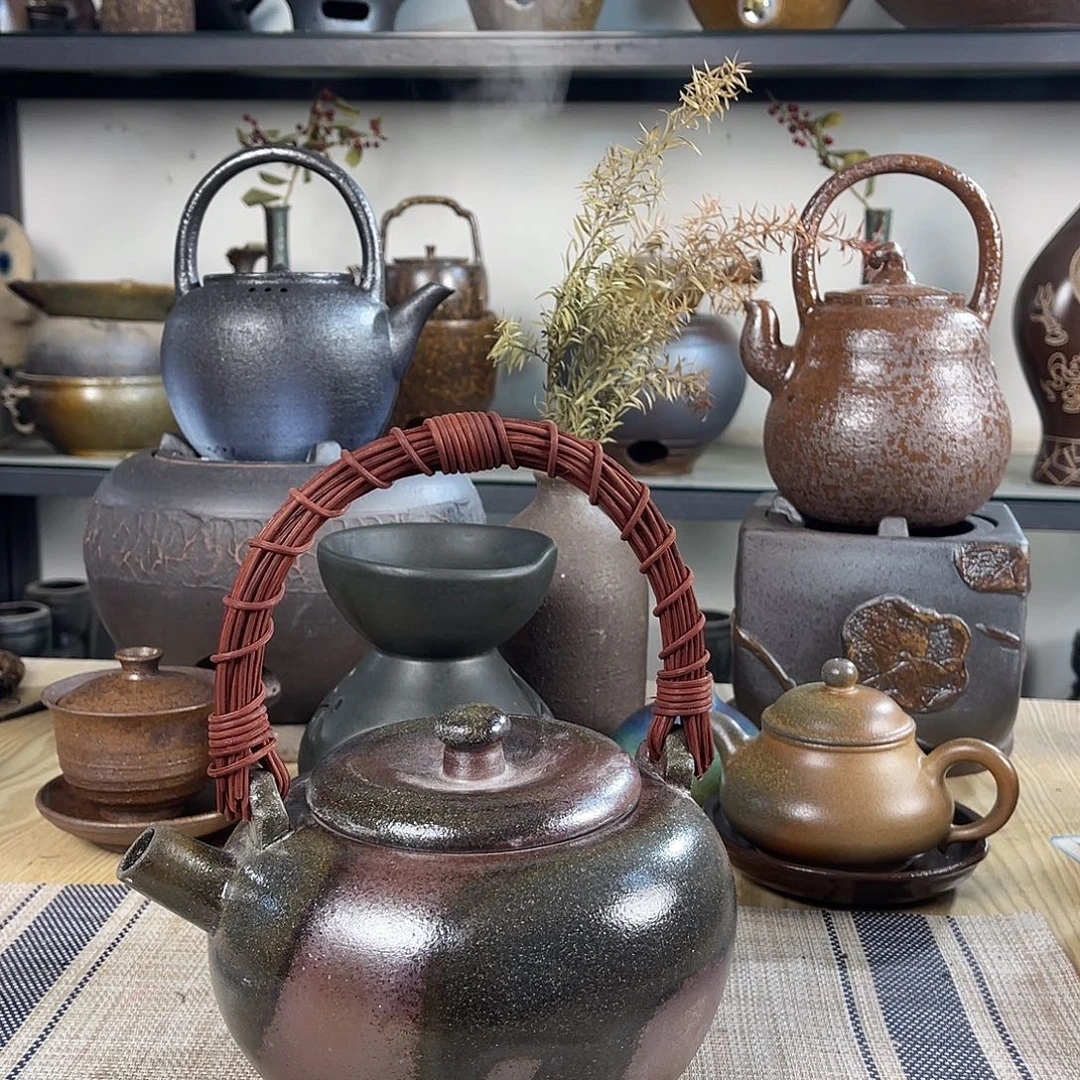 紫砂粗陶实用砂锅