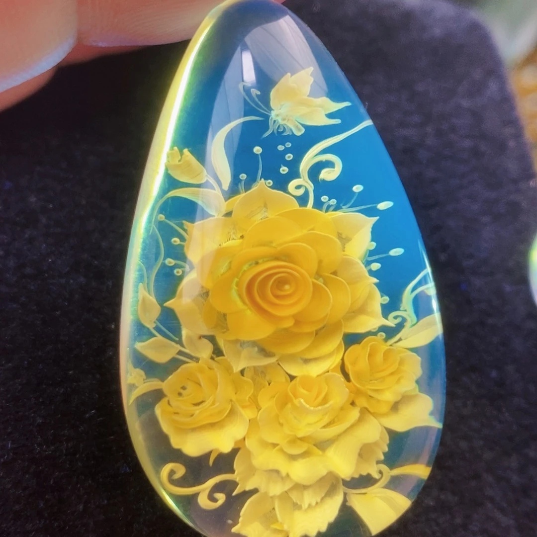 【闪购商品】金珀吊坠(不含链)未镶嵌