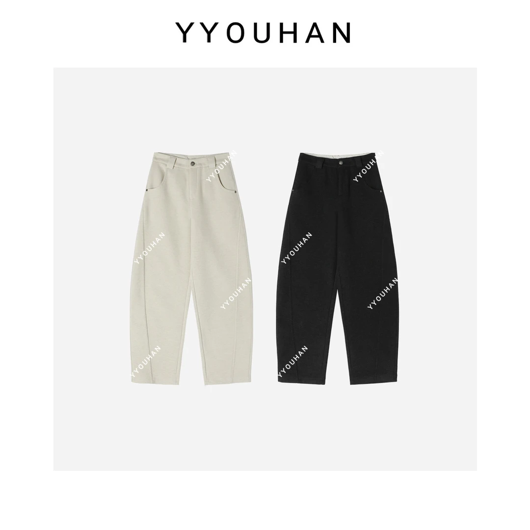 定制款 醋酸加厚香蕉休闲裤  2312A2030