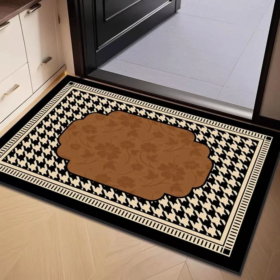 A338-[60X90]硅藻泥入户门地垫防滑免洗多种尺寸适合玄关门口使用