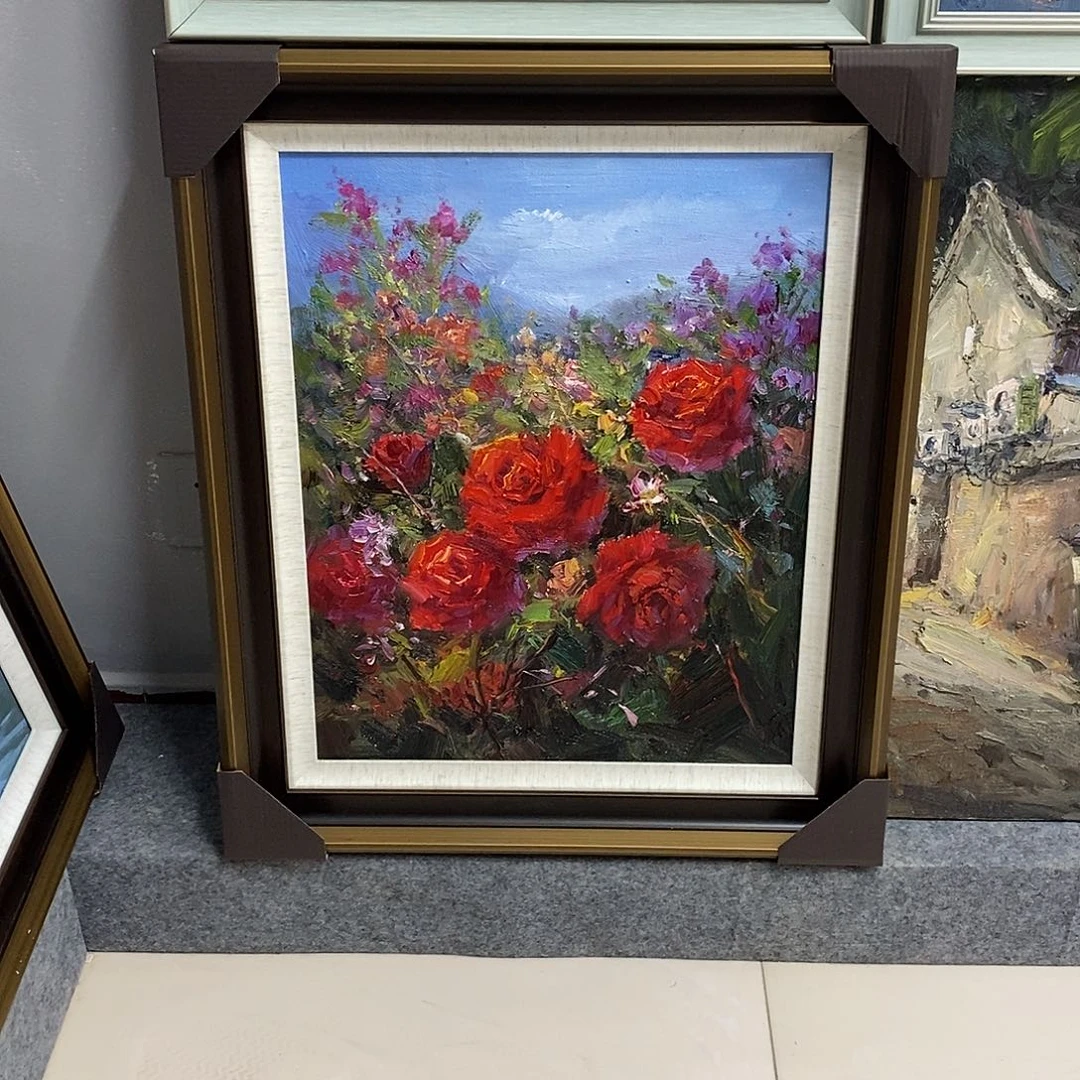 油画带外框画芯尺寸40x50cm