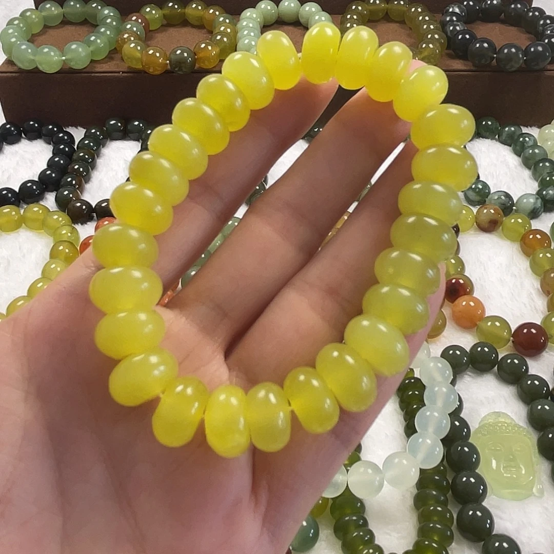 未镶嵌蛇纹石玉手串