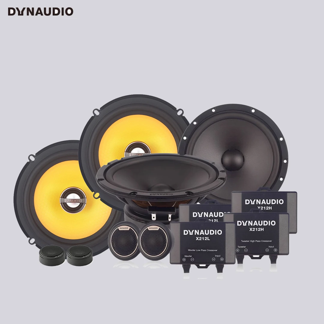 丹拿四门 8喇叭前门 212加后门捷力650 加 六路 DSP 功放加低音炮