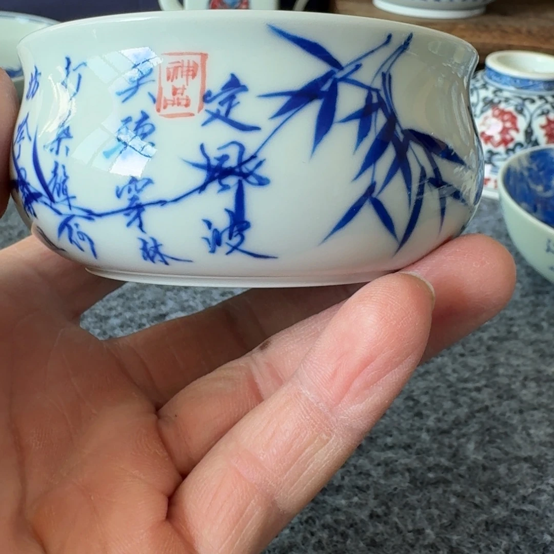 现代景德镇陶瓷手绘茶具