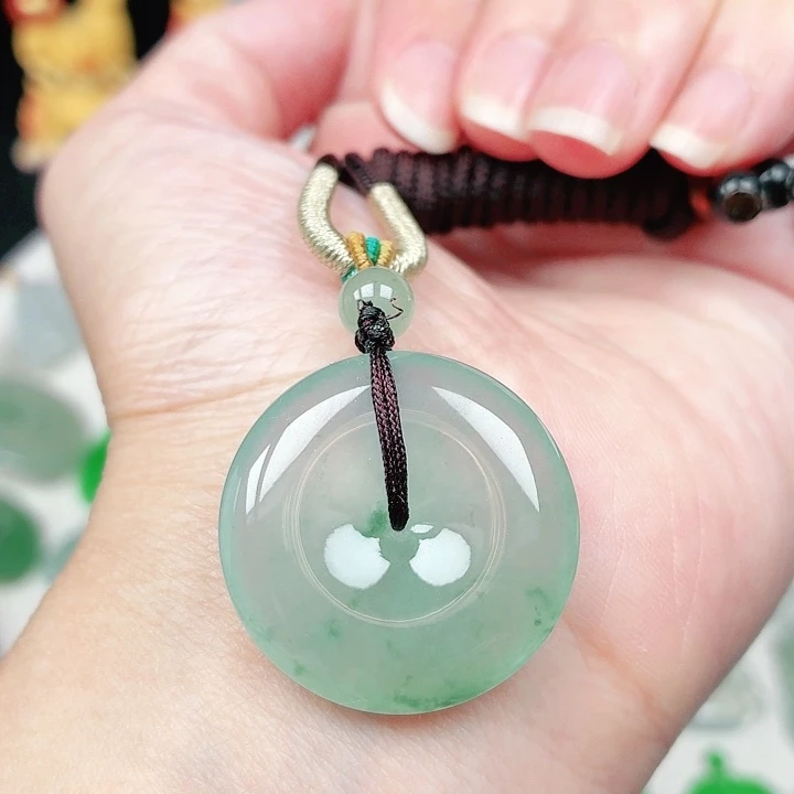 颈饰未镶嵌翡翠缅甸天然A货翡翠