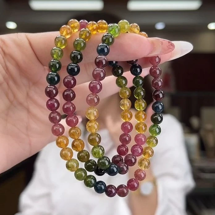 04421639/未镶嵌碧玺6mm+多圈多样性发货