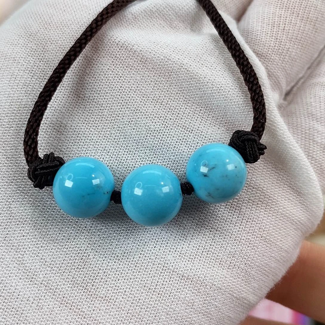 绿松石未镶嵌珠宝奇石10mm+