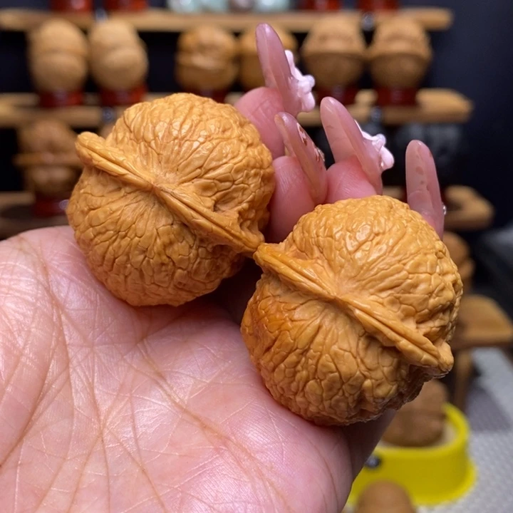 文玩核桃把件和尚头28号