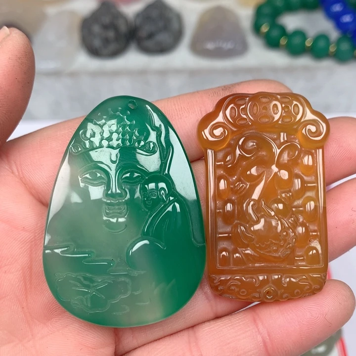 玛瑙/玉髓颈饰未镶嵌团****