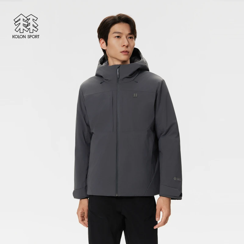 KOLON SPORT可隆保暖棉衣防水透湿P棉男士WINDSTOPPER中量级棉服